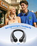Gaiatop Portable Neck Fan Rechargeable, Hands-Free 360° Cooling, 23.5hrs Runtime, Battery Powered Personal Fan Ventilateur de Cou, Summer Outdoor Travel Essentials, Birthday Gifts for Women Men Dad 🍁 All In One Marketplace Canada