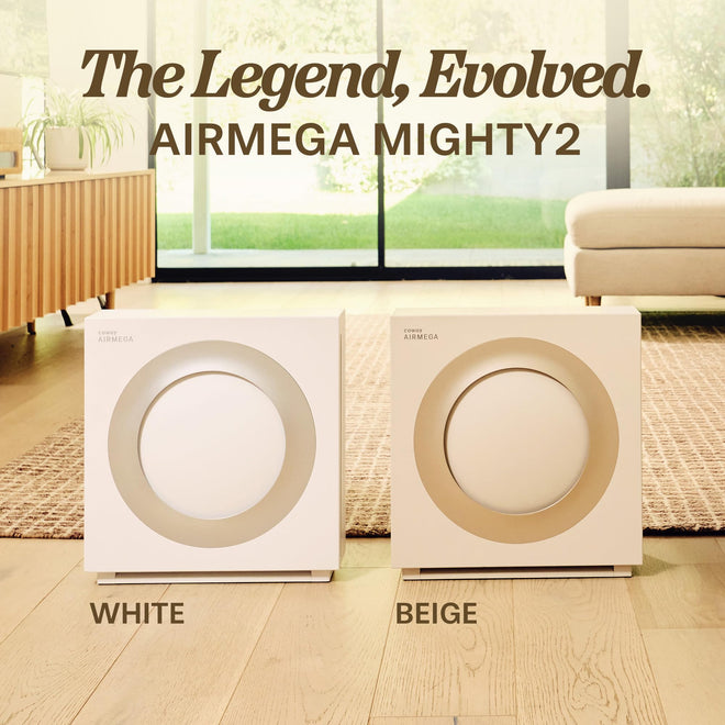 COWAY Airmega Mighty2 Air Purifier, Next Gen of AP-1512HH, for Large Room & Home Cleans up to 1,800 ft², IEST certified HEPA and Active Carbon for Allergies, Smoke, Dust, Pets & Mold, AP-1512N(W) 🍁 All In One Marketplace Canada