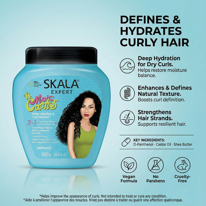 SKALA BRASIL #MAIS CACHOS 2 IN 1 TREATMENT CREAM + LEAVE-IN 🍁 All In One Marketplace Canada