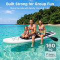 SereneLife 10'/10'6" Inflatable Stand Up Paddle Board with SUP Accessories, Inflatable SUP with Anti-Slip EVA Deck Pad, Wide Design Paddle Board for Adults and Youth 🍁 All In One Marketplace Canada