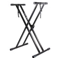 RockJam Xfinity Heavy-Duty, Double-X, Pre-Assembled, Infinitely Adjustable Piano Keyboard Stand with Locking Straps 🍁 All In One Marketplace Canada