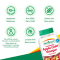 Jamieson Apple Cider Vinegar Gummy with Chromium, 60 Red Apple Flavoured Gummies. Helps Maintain Normal Blood Glucose Levels and Supports Metabolism. Vegetarian, No Artificial Colours or Flavours 🍁 All In One Marketplace Canada
