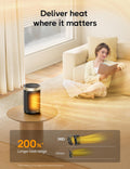 DREO Space Heater for Indoor Use, 1500W PTC Ceramic Safety Heater with Thermostat for Bedroom Home Office, Portable Electric Heaters with Remote, 3 Modes, Overheat & Tip Over Protection, 12H Timer 🍁 All In One Marketplace Canada