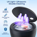 Ultrasonic Retainer Cleaner(2026 Upgraded), 45kHz Cleaning Machine for Dentures, Mouth Guards, Braces, Toothbrush & Jewelry, 200ML Denture Cleaner with 4 Modes for Denture Appliances 🍁 All In One Marketplace Canada