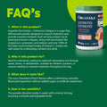 Organika Canadian-Made Electrolytes + Enhanced Collagen - Strawberry Peach Flavour - Sugar-Free Hydration | 5g Protein + 100% of Daily Vitamin C - 360g, 30 Servings 🍁 All In One Marketplace Canada