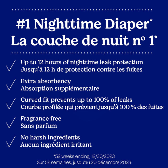Huggies Overnites Size 4 Overnight Diapers (22-37 lbs), 58 Ct 🍁 All In One Marketplace Canada