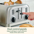 Cuisinart 4-Slice Toaster, 6-browning Levels, Brushed Silver (CPT-180C) 🍁 All In One Marketplace Canada