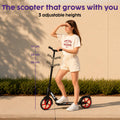 Hurtle Two Wheel Scooter for Teens, Smooth Gliding Kick Scooter for Adults w/Adjustable Height for Ages 8+, Portable All Terrain Scooter w/Carry Straps, Easy to Fold 🍁 All In One Marketplace Canada