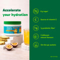 Organika Canadian-Made Electrolytes Powder with Vitamin C & Prebiotic Fibre - Sugar-Free Hydration Drink Mix - Pineapple PassionFruit - 210 g - 60 servings 🍁 All In One Marketplace Canada