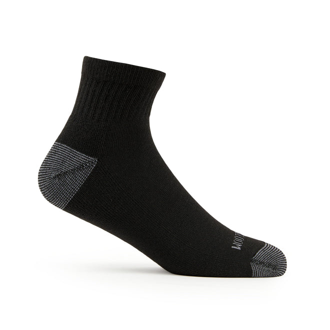 Fruit of the Loom mens 12 Pair Pack Dual Defense Cushioned Casual Sock, Black, 6-12 🍁 All In One Marketplace Canada