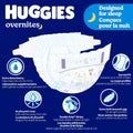 Huggies Overnites Size 3 Overnight Diapers (16-28 lbs), 66 Ct 🍁 All In One Marketplace Canada