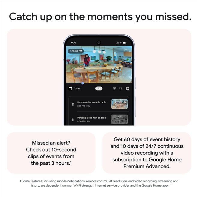 Google Nest Cam Indoor (Wired, 3rd gen) - 2K Video and Gemini 🍁 All In One Marketplace Canada