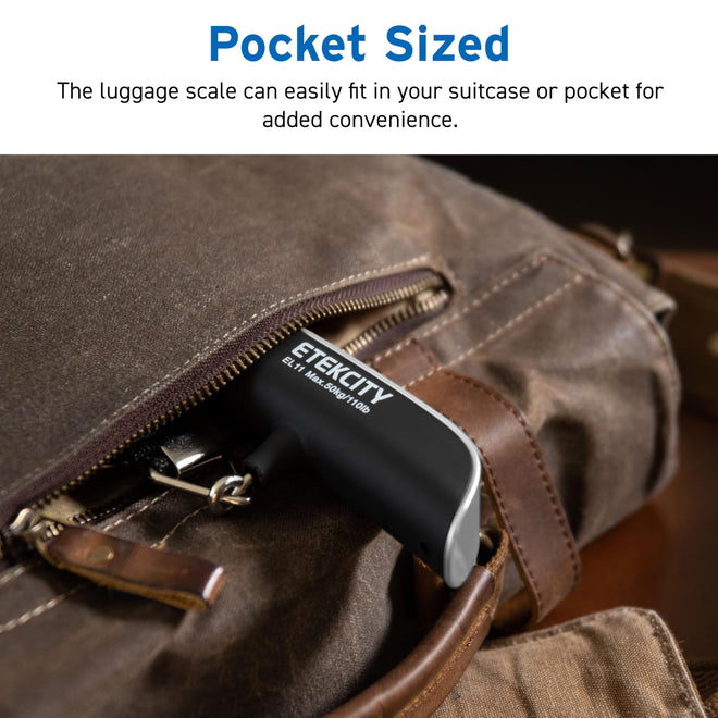 Etekcity Digital Hanging Luggage Scale, Portable Handheld, Suitcase Scale with Rubber Paint, Temperature Sensor, 110 Pounds 🍁 All In One Marketplace Canada