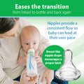 Dr. Brown’s Natural Flow Anti-Colic Options+ Narrow Glass Baby Bottles, 4oz, 2-Pack 🍁 All In One Marketplace Canada
