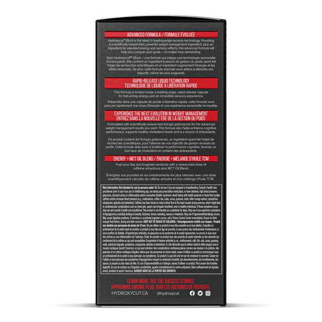 Hydroxycut Weight Loss Pills for Women & Men, Hydroxycut Black - 72 Pills 🍁 All In One Marketplace Canada