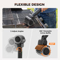 Leebein Electric Grill Brush for Outdoor, 2026 New BBQ Grill Cleaner with 3 Heads, 3-Speed & Angle Adjust Cordless Rotary Grill Brush, 150 Mins Runtime Grill Cleaning Brush for Barbecue Grates 🍁 All In One Marketplace Canada