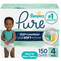 Pampers Pure Baby Diapers, Size 4 (22-37 lbs), 150, Up to 100% Leakproof, Premium Hypoallergenic Soft Diapers 🍁 All In One Marketplace Canada