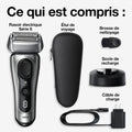 Braun Series 8 Electric Shaver for Men with Precision Long Hair Trimmer, Wet and Dry Electric Razor with Charging Stand and Travel Case, 8517s Galvano Silver 🍁 All In One Marketplace Canada