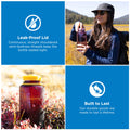 Nalgene 32 oz Wide Mouth Water Bottle BPA-Free, Durable & Leak Proof, Lightweight Bottle for Hiking & Gym, Work & Travel, Amethyst 🍁 All In One Marketplace Canada