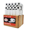 (50 Rolls) 2 1/4 x 50 Thermal Paper Receipt Rolls 2.25 x 50 ft POS Cash Register fits All Credit Card Terminals 🍁 All In One Marketplace Canada