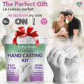 Luna Bean Hand Casting Kit – The Original Hand Mold Kit – Anniversary Engagement Gifts for Women Men Her Him Couples Wife Boyfriend Girlfriend Wedding Bridal Shower 🍁 All In One Marketplace Canada