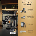 Ninja Espresso Machine, Luxe Café Premier Series, Drip Coffee Maker and Rapid Cold Brew, Integrated Grinder, Assisted Tamper, Hands-Free Frother, ES601C (Canadian Version) 🍁 All In One Marketplace Canada