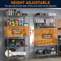 FDW Storage Shelves,Wire Shelving Unit Metal Shelves Heavy Duty Layer Rack Storage Rack Adjustable Utility (Chrome, 36"x 14"x 72") 🍁 All In One Marketplace Canada