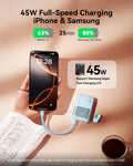INIU Power Bank, Ultra Mini 10000mAh 45W Fast Charging Portable Charger, USB C Battery Pack with Cable, Flight-Safe Travel Powerbank for iPhone, Samsung, Google, for Camping, Office, Airport, Beige 🍁 All In One Marketplace Canada