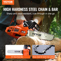 VEVOR Gas Chainsaw, 25.4CC 12" 1.2HP, Gasoline Powered Chain Saw, Handheld Cordless Petrol Chainsaws for Tree Wood Branch Cutting, Tree Trimming, Land Clearing, Farm Garden Ranch Forest Cutting Use 🍁 All In One Marketplace Canada