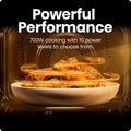 Chefman Countertop Microwave Oven 0.7 Cu. Ft. Digital Stainless Steel Microwave 700 Watts with 6 Auto Menus, 10 Power Levels, Eco Mode, Memory, Mute Function, Child Safety Lock, Easy Clean 🍁 All In One Marketplace Canada