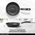Starfrit The Rock 20cm (8") Non-Stick Fry Pan - Durable Forged Aluminum - Oven Safe - PFOA Free - Easy to Clean - Black 🍁 All In One Marketplace Canada