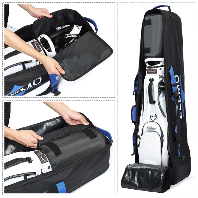 ZEEMO Full-Open Golf Travel Bag for Airlines, Wheeled Club Carrier Bag 🍁 All In One Marketplace Canada