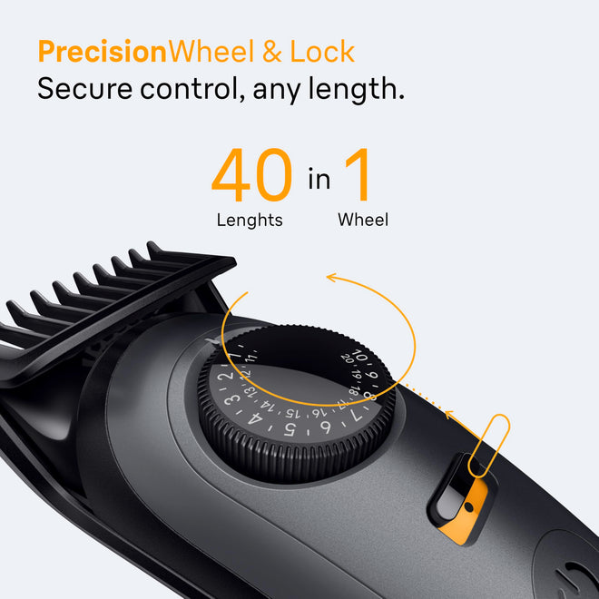 Braun All-in-One Series 5 Trimmer Kit, 40 Lengths, Ultra Sharp Blade, AIO 5510, Moonstone Grey 🍁 All In One Marketplace Canada