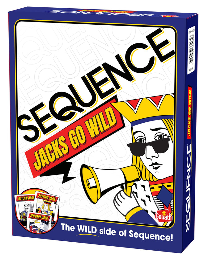 Goliath Sequence Jacks Go Wild! | Strategy Board Game Includes Additional Wild Jacks Cards | 2-12 Players, Ages 7+ 🍁 All In One Marketplace Canada