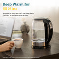 Cosori Electric Kettle, 6 Temperature Presets, 1.7L Glass Tea Kettle, Black 🍁 All In One Marketplace Canada