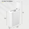 EKO Automatic Bathroom Trash Can with Lid, 2.6 Gallon Slim Touchless Garbage Can, Waterproof Motion Sensor Trash Bin for Bathroom, Office, Kitchen, White 🍁 All In One Marketplace Canada