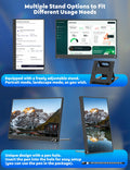 ZSCMALLS Portable Monitor, 15.6" 1080P FHD Laptop Monitor USB-C HDMI Computer Display IPS Second Screen, Laptop Extended Monitor for PC Phone Mac Xbox PS4/5 Switch 🍁 All In One Marketplace Canada