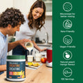 Organika Canadian-Made Creatine Powder- Peach Mango- Pure Micronized Creatine Monohydrate - Helps Build Lean Muscle, Increase Strength, and Improved Recovery and Performance for Men and Women - 600g 🍁 All In One Marketplace Canada