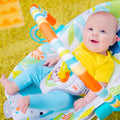 Bright Starts Rainforest Vibes 3-Point Harness Vibrating Baby Bouncer with -Toy bar 🍁 All In One Marketplace Canada