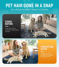 Bispoy Pet Hair Removal Glove for Dogs & Cats - Upgraded Reusable Electrostatic Pet Hair Glove, Pet Hair Remover Tool for Laundry, Couch, Carpet & Car Seat, Gentle Grooming Mitt 🍁 All In One Marketplace Canada