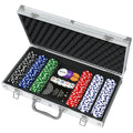 Cardinal Classics, 300-Piece Poker Set with Aluminum Carrying Case & Professional 11.5g Chips Plus 5 Poker Dice, for Adults and Kids Ages 10 and up 🍁 All In One Marketplace Canada