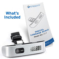 Etekcity Digital Hanging Luggage Scale, Portable Handheld, Suitcase Scale with Rubber Paint, Temperature Sensor, 110 Pounds 🍁 All In One Marketplace Canada