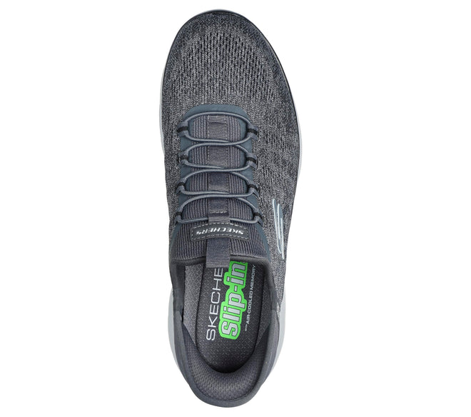 Skechers Men's Summits Key Pace Hands Free Slip-in Sneaker,Charcoal/Black,11 Wide 🍁 All In One Marketplace Canada