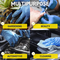 72HRS Blue Nitrile Gloves - 4 Mil Disposable Gloves (200 Pieces, Medium) 🍁 All In One Marketplace Canada