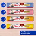 INABA Churu for Senior 10+, Creamy Lickable Cat Treats with Taurine, Vitamin E & C, 14 Grams Each, 40 Tubes, Tuna & Chicken Variety 🍁 All In One Marketplace Canada