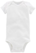 Simple Joys by Carter's Baby 8-Pack Short-Sleeve Bodysuit, White, 6-9 Months 🍁 All In One Marketplace Canada