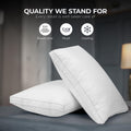 Utopia Bedding Bed Pillows for Sleeping Queen Size (White Hem), Set of 2, Cooling Hotel Quality, Gusseted Pillow for Back, Stomach or Side Sleepers 🍁 All In One Marketplace Canada