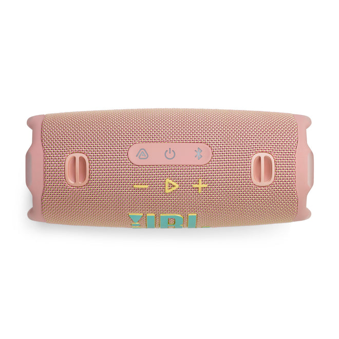 JBL Charge 6 - Portable Waterproof & Drop-Proof Bluetooth Speaker, Bold Pro Sound with AI Sound Boost, 28Hrs of Playtime, Built-in powerbank & Comes with a Sturdy/Removable Carrying Strap (Pink) 🍁 All In One Marketplace Canada