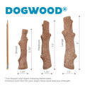 Outward Hound Dogwood Wood Durable Dog Chew Toys, Real Wood & Calming Hemp, 2-Pack, Medium 🍁 All In One Marketplace Canada