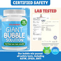 Bubbles for Kids - Giant Bubble Solution, Bubble Wands, Bubbles Powder Mix Makes 896 OZ (7 Gallons) - The Original Mix Kid Safe and Long Lasting Outdoor Toys Fun 🍁 All In One Marketplace Canada